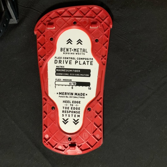 💥Bent Metal Binding Works “Transfer” Snowboard Bindings Large Mervin LibTech 💥 - Picture 7 of 14